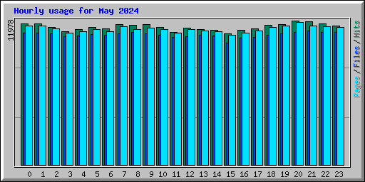 Hourly usage for May 2024